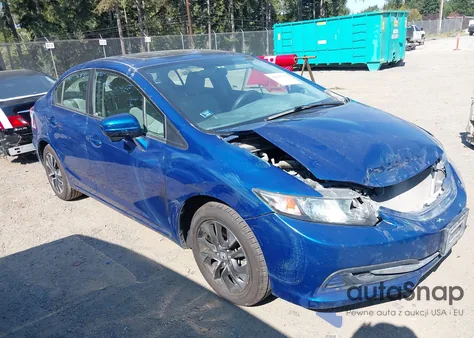 2014 Honda Civic Ex из США, поврежденный, VIN 19XFB2F81EE232568